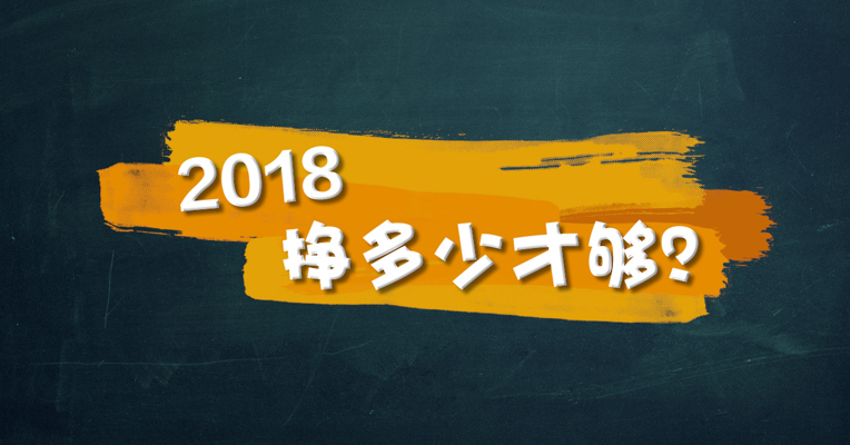 视频丨 2018挣多少才够？