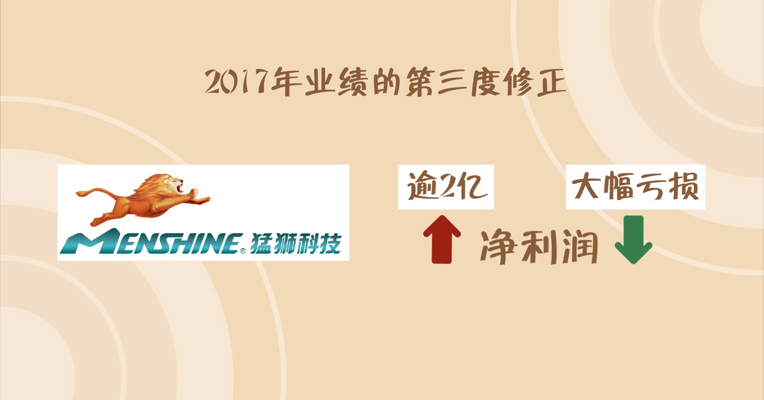 视频丨从赚2亿到亏1.4亿 猛狮科技三度下修业绩惹争议
