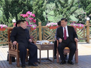 习近平同朝鲜劳动党委员长金正恩在大连举行会晤