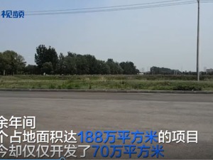 视频 | 每经记者实地探访中旅国际小镇：镜头记录大片闲置荒地