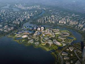 全球首个“独角兽岛”在天府新区动工建设