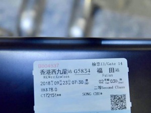 广深港高铁香港段投入运营 北京至香港仅需9小时