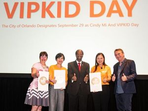 VIPKID在美国火了：奥兰多市长将每年9月29日定为“VIPKID日”