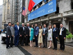 受特斯拉股东增持影响 蔚来汽车股价上涨22.35%