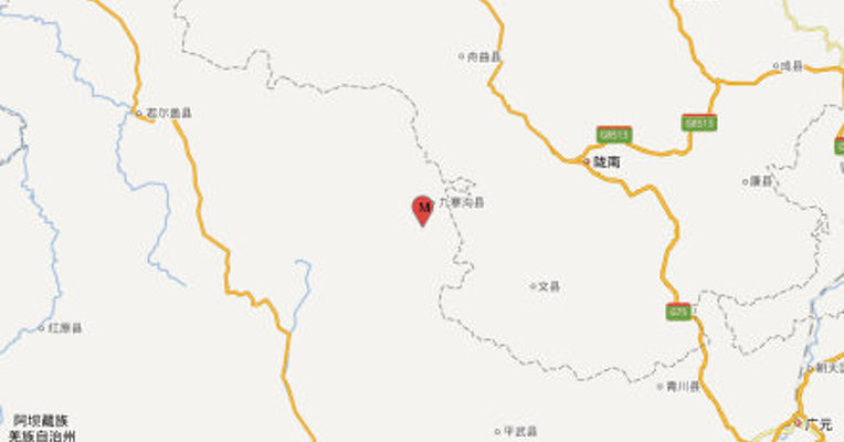 四川阿坝州九寨沟县附近发生2.9级左右地震
