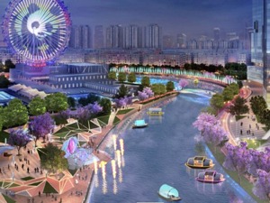 猛追湾项目开工 成都成华打造“夜游锦江”消费新场景