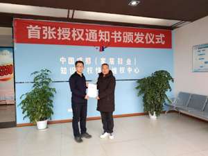成都完成知识产权快速维权中心首笔快速授权业务