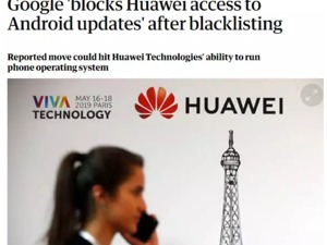 外媒称谷歌中止与华为部分业务，谷歌回应