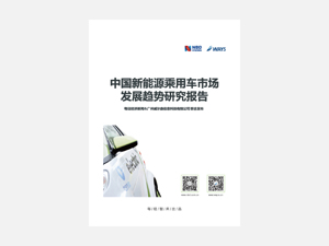 中国新能源乘用车市场发展趋势研究报告