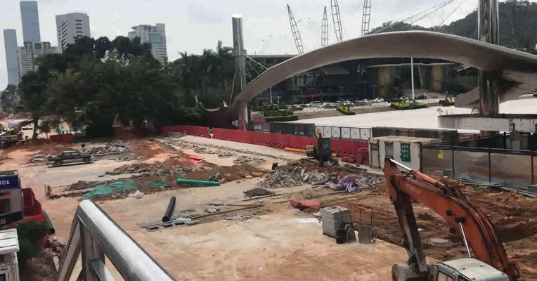 视频丨每经直击深圳体育馆坍塌现场   附近居民：事故前墙体全部被拆，只剩几根柱子