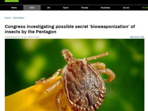 昆虫变生物武器？美国会要查莱姆病是否源于五角大楼蜱虫武器实验