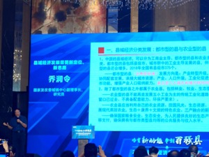 国家发改委城镇中心副理事长乔润令：县域经济突围需培养草根能人和熟练工匠