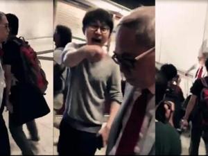 在香港机场遭欺凌老人身份确认，本人发声：见到示威者很生气