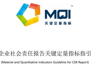 企业社会责任报告关键定量指标指引