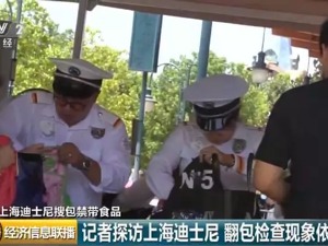 要进园？先搜包！央视记者再探上海迪士尼，翻包现象依旧！律师：这是侵权！
