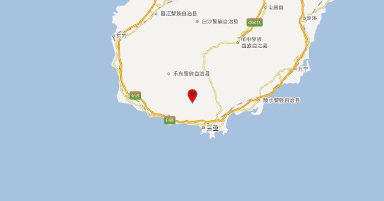 海南三亚市天涯区发生3.2级地震，震源深度9千米