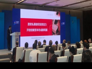 中基协洪磊：激发私募股权投资活力 开创创新资本形成新局面