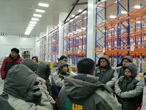 进博会首日越南农业部代表团参观冷链仓储 对内容营销兴趣浓厚　