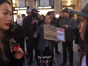 太解气！内地女生怒怼香港示威者，3种语言切换，表现666