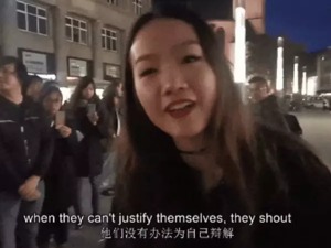 三国语言怼乱港分子的姑娘就读于顶尖大学，还是美妆博主！