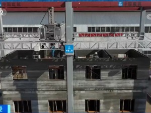 世界首例原位3D打印建筑完成主体打印 不到60小时“吐”出一栋楼