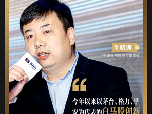 宁波乔格理投资董事长牛晓涛：今年白马股创出新高是符合经济逻辑的