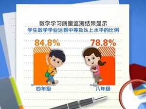 我国发布分学科义务教育质量监测结果 学生数学学业总体表现良好