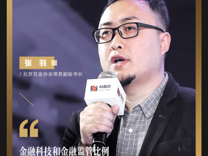 北京互金协会常务副秘书长张羽：金融科技和金融监管比例要1:1，不能失衡