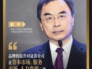 清华大学经济学管理学院中国企业研究中心主任赵平：品牌对证券公司具有重要性 