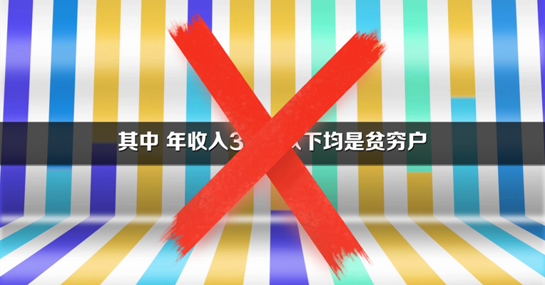 视频丨年收入36万以下均是贫穷户？真相来了