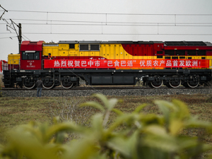 巴中市优质农产品搭乘中欧班列（成都）首发意大利