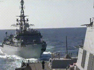 差点碰上！美俄军舰在阿拉伯海“危险靠近”