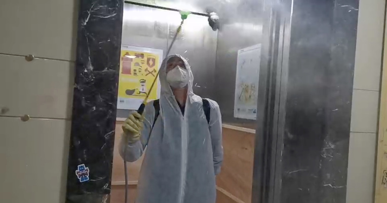 我在武汉·每经记者Vlog（18）：消毒进行时