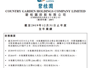 碧桂园总裁莫斌：对未来地产走势保持谨慎乐观