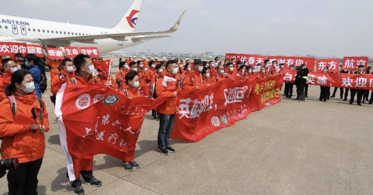 视频｜奋战近两月 最后一支上海援鄂医疗队回家