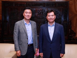 张近东会见崔胜植 2020苏宁与三星加深多领域合作