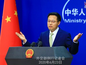 印媒报道称中印边境冲突中，中方至少40名官兵死亡，赵立坚驳斥：虚假消息