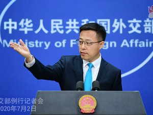 蓬佩奥就香港国安法发表声明，外交部用四个“无知”驳斥