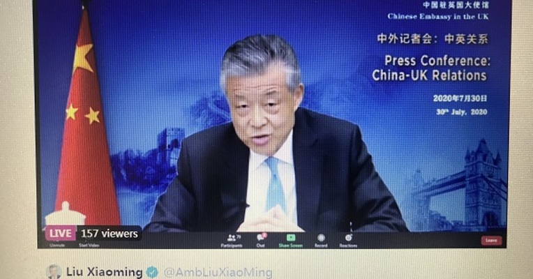 英国对华态度转变？驻英大使刘晓明警告：不要追随美国对华进行新冷战 ，中国不会承认香港BNO护照！