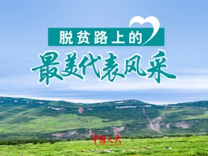 脱贫路上的最美代表风采