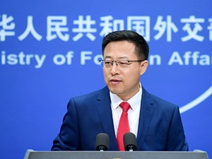 赵立坚：再次正告美方，玩火者必自焚！