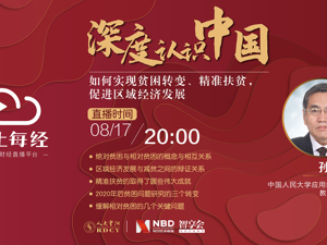 云上每经｜孙久文：如何实现贫困转变、精准扶贫
