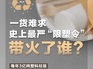 史上最严“限塑令”带火这种替代品，价格暴涨1.5倍，企业订单排到明年