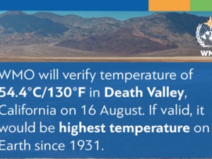 54.4℃！世界气象组织：美国加州死亡谷或达1931年以来最高温