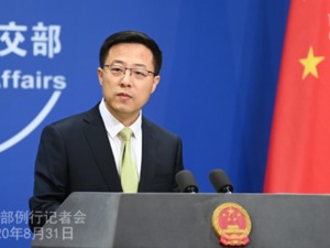 蓬佩奥称中国对全球近30%的塑料污染负有责任，赵立坚：他应好好照照镜子，问问自己，美国是为什么退出《巴黎协定》的