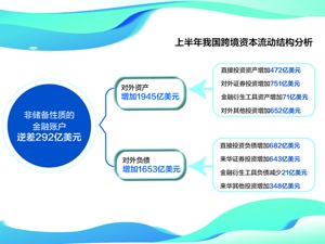 上半年境外投资者净增持 我国债券和股票729亿美元