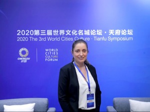 以色列驻成都总领馆项目主任潘玛娅：成都浓厚的文化氛围 是打造世界文化名城的优势所在