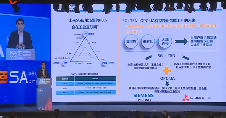 成都新经济“双千”发布会丨 董凯：未来5G应用场景的80%会在工业互联网