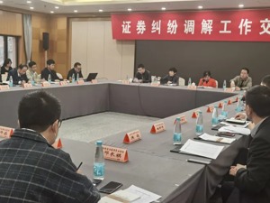 中国证券业协会召开证券纠纷调解工作交流会