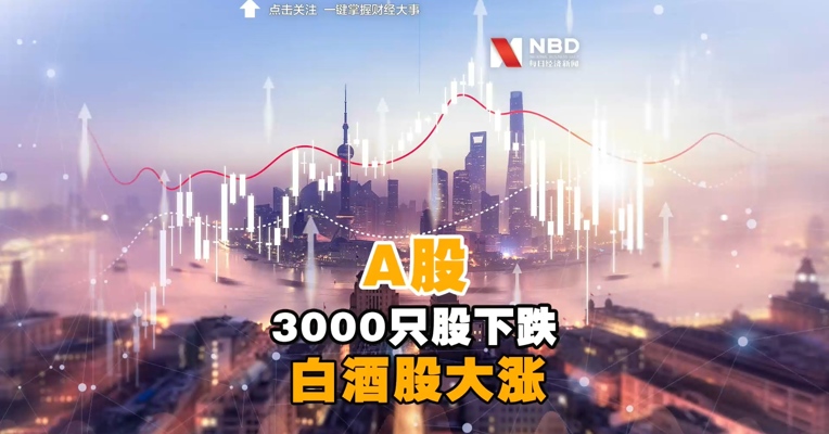 A股三大指数涨跌不一：逾3000只股下跌 白酒股大涨